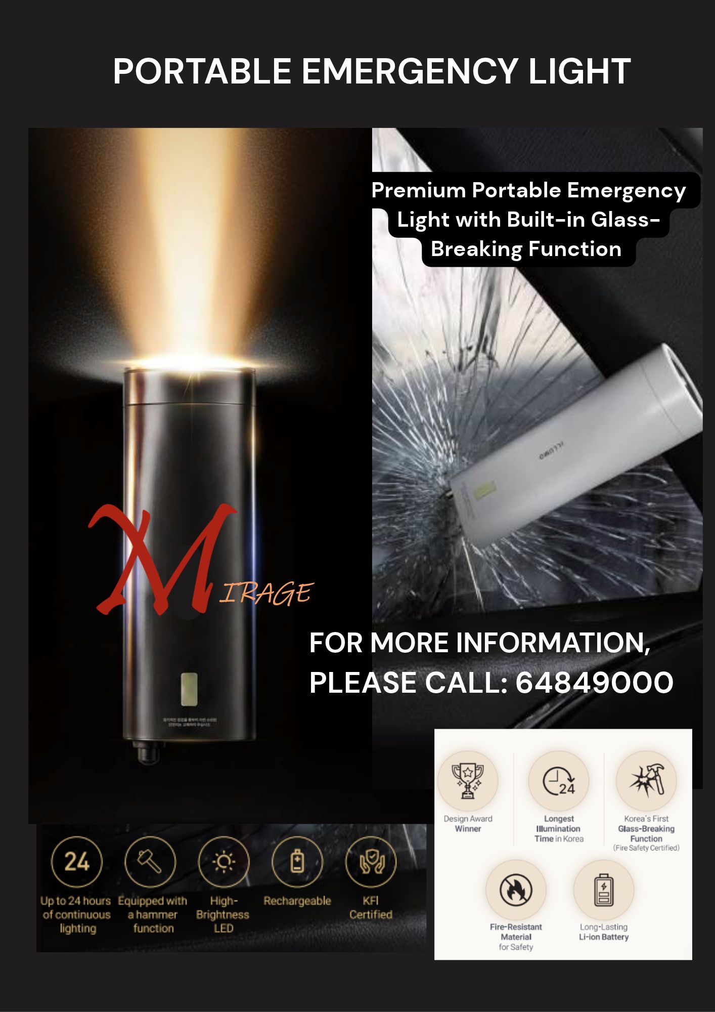 Portable Emergency Light